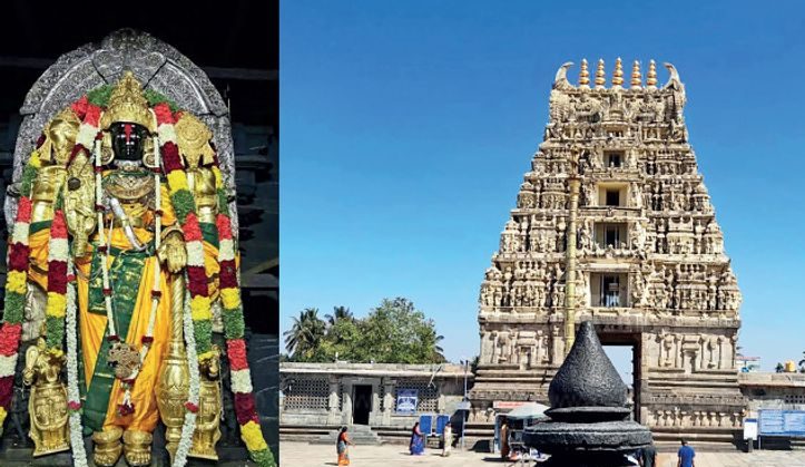 temple சிற்பங்கள் நிறைந்த அனுமன் சந்நதி!