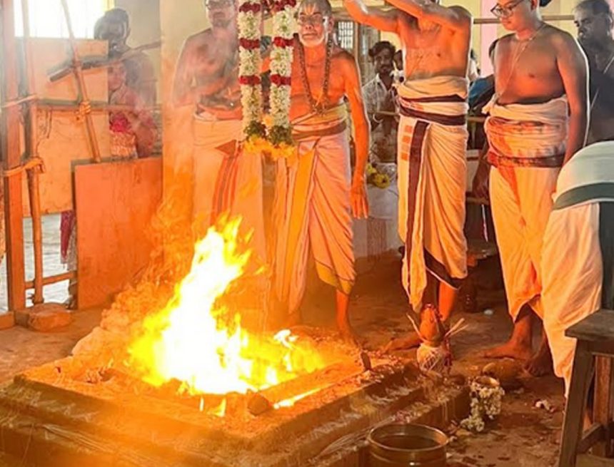 இஞ்சிமேடு கிராமத்தில் சுவாதி நட்சத்திரம் மகா யாகம்: திரளான பக்தர்கள் சுவாமி தரிசனம்