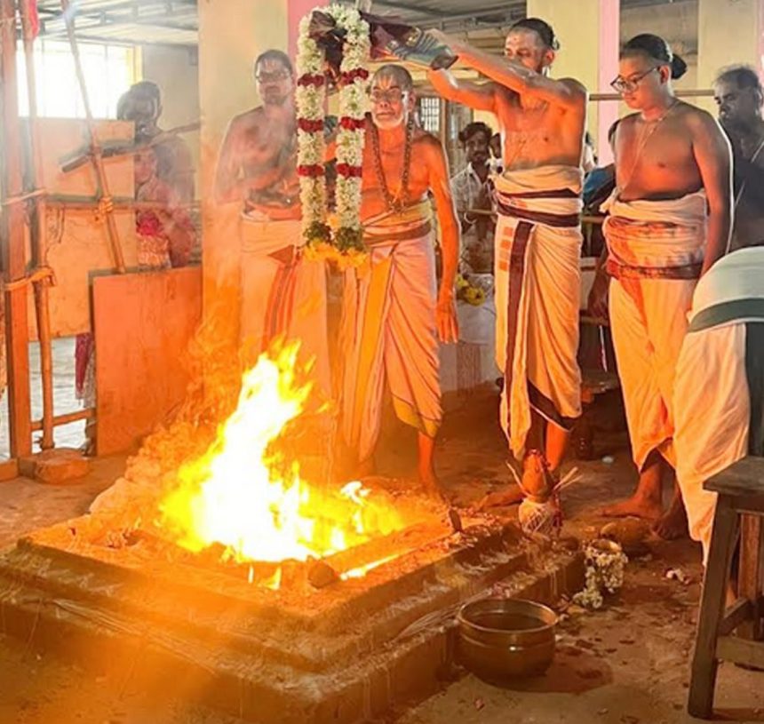 இஞ்சிமேடு கிராமத்தில் சுவாதி நட்சத்திரம் மகா யாகம்: திரளான பக்தர்கள் சுவாமி தரிசனம்