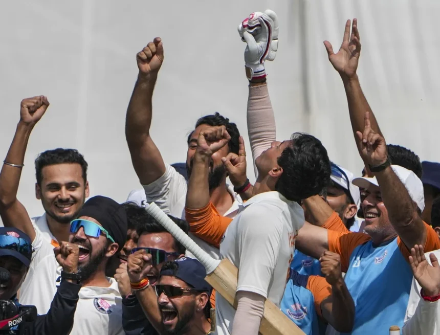 ரஞ்சி கோப்பை வரலாற்றில் முதல் முறையாக இறுதிப்போட்டிக்கு முன்னேறி ஜம்மு காஷ்மீர் அணி சாதனை