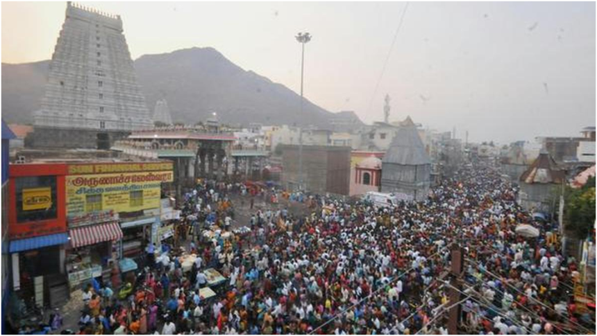 திருவண்ணாமலையில் வைகாசி மாத பவுர்ணமி கிரிவலம் செல்ல உகுந்த நேரம் அறிவிப்பு