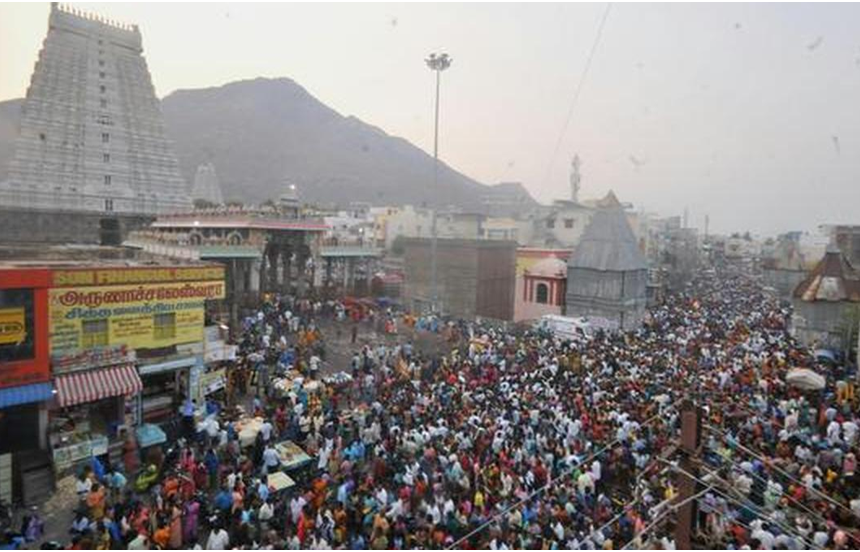 திருவண்ணாமலையில் வைகாசி மாத பவுர்ணமி கிரிவலம் செல்ல உகுந்த நேரம் அறிவிப்பு