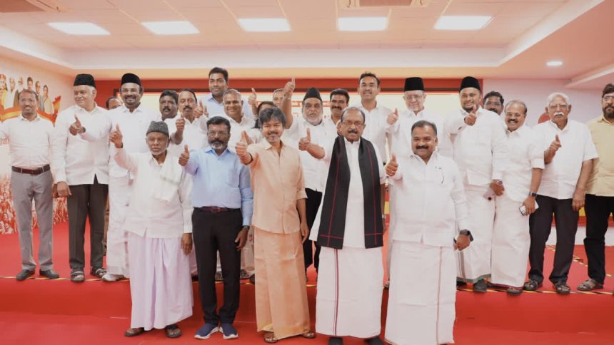 முதல்வர் விஜய் தலைமையிலான கூட்டணிக்கு புதிய பெயர்: மதச்சார்பற்ற சமூகநீதி வெற்றிகூட்டணி என அறிவிப்பு