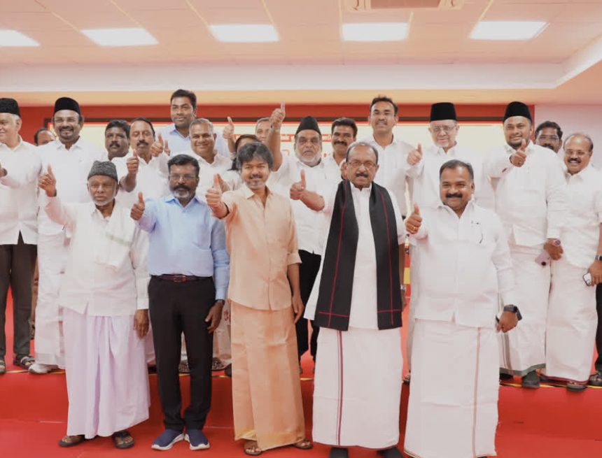 முதல்வர் விஜய் தலைமையிலான கூட்டணிக்கு புதிய பெயர்: மதச்சார்பற்ற சமூகநீதி வெற்றிகூட்டணி என அறிவிப்பு