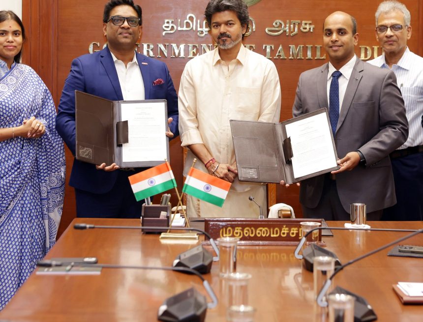 cm சென்னையில் திறன் மையம் அமைக்கும் வால்கிரீன்ஸ் நிறுவனம்: முதல்வர் விஜய் முன்னிலையில் ஒப்பந்தம்