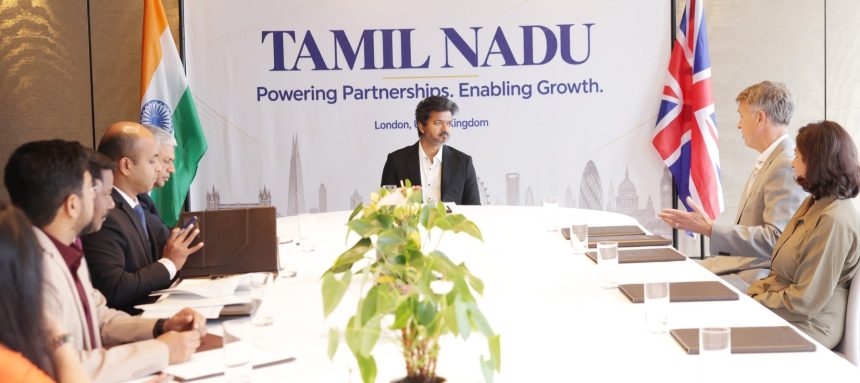 லண்டனில் முதல்வர் விஜய் முன்னிலையில் ரூ.12,300 கோடிக்கு 3 ஒப்பந்தங்கள் கையெழுத்து