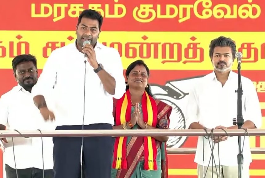 maragatham 1 பெண்கள் பாதுகாப்பில் தவெக அரசு சமரசம் செய்வதே இல்லை: அமைச்சர் ஆதவ் அர்ஜுனா