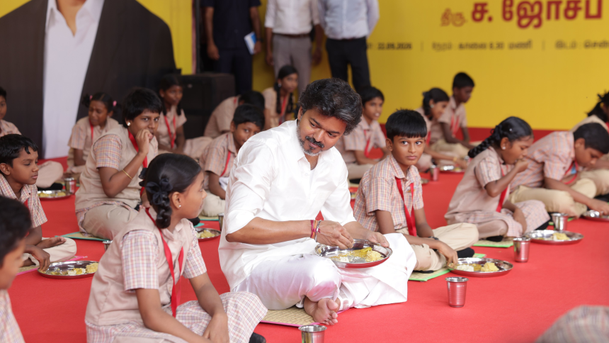 morning meals 1 6 முதல் 8-ம் வகுப்பு மாணவர்களுக்கும் காலை உணவுத் திட்டம்: சென்னையில் முதல்வர் விஜய் தொடங்கி வைத்தார்