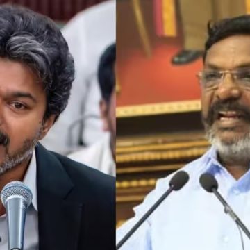 tiruma vijay முதல்வரின் சைகை மனித மாண்புகளுக்கு எதிரானது: திருமாவளவன் கண்டனம்