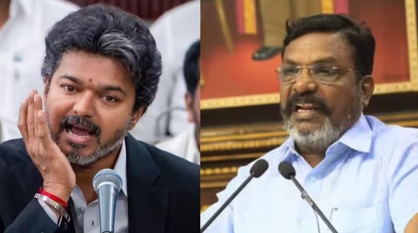 tiruma vijay முதல்வரின் சைகை மனித மாண்புகளுக்கு எதிரானது: திருமாவளவன் கண்டனம்