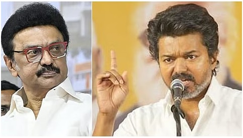 cm stalin தவெக வேட்பாளர் சத்தியபாமா குறித்து உருவக் கேலி: மு.க.ஸ்டாலினுக்கு விஜய் கண்டனம்